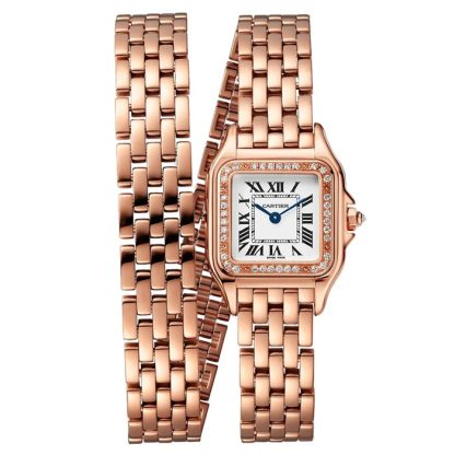 Orologio Cartier Panthere De Cartier Modello piccolo Movimento al quarzo Oro rosa WJPN0069