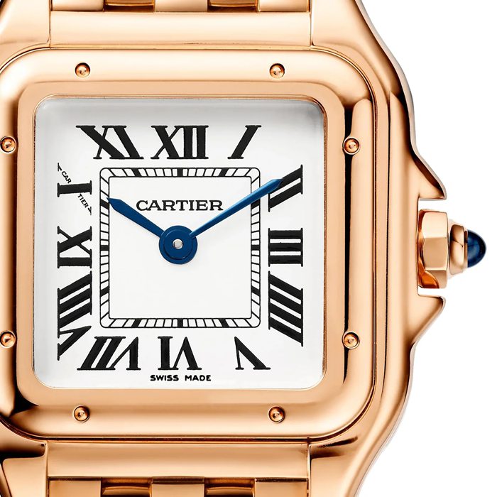 Orologio Cartier Panthere de Cartier modello piccolo movimento al quarzo Cassa in oro rosa 750/1000 dimensioni 23 mm x 30 mm WGPN0049 - immagine 2