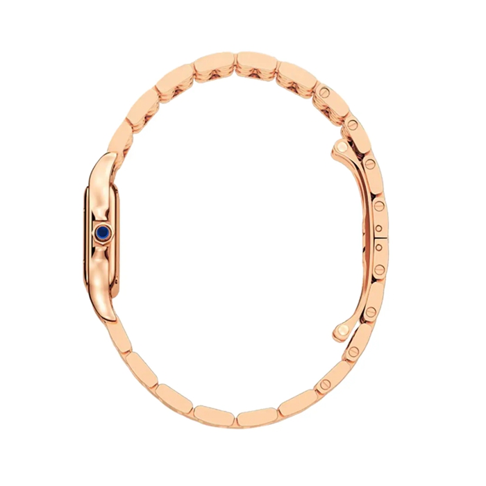 Orologio Cartier Panthere de Cartier modello piccolo movimento al quarzo Cassa in oro rosa 750/1000 dimensioni 23 mm x 30 mm WGPN0049 - immagine 4