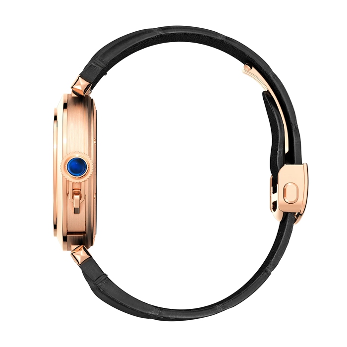 Orologio Cartier Pasha De Cartier 41 mm Movimento meccanico scheletrato a carica automatica Calibro 9624 MC Oro rosa WHPA0018 - immagine 5