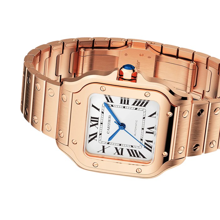 Orologio Cartier Santos De Cartier Modello Medio Movimento meccanico a carica automatica WGSA0031 - immagine 4