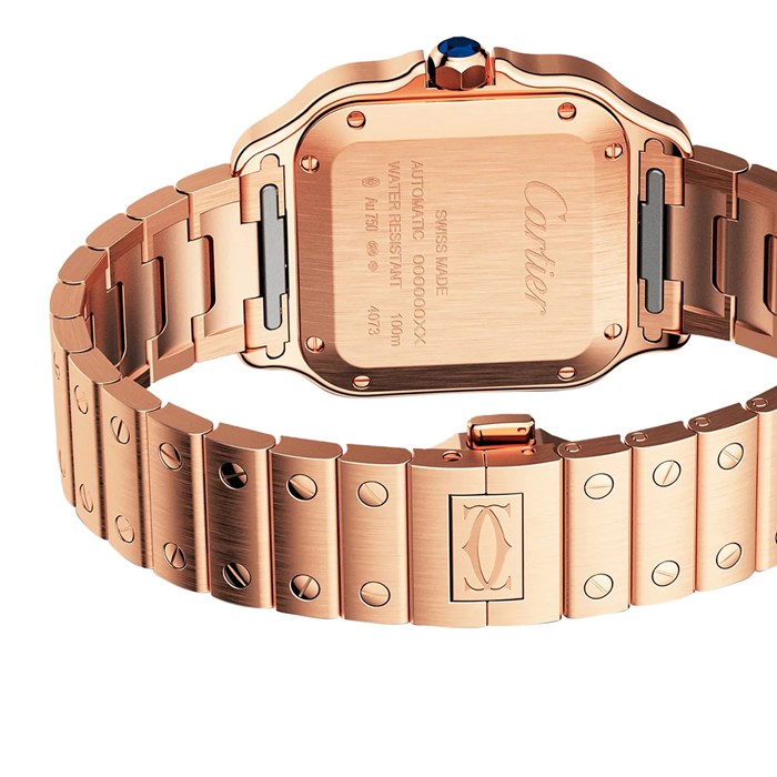 Orologio Cartier Santos De Cartier Modello Medio Movimento meccanico a carica automatica WGSA0031 - immagine 5