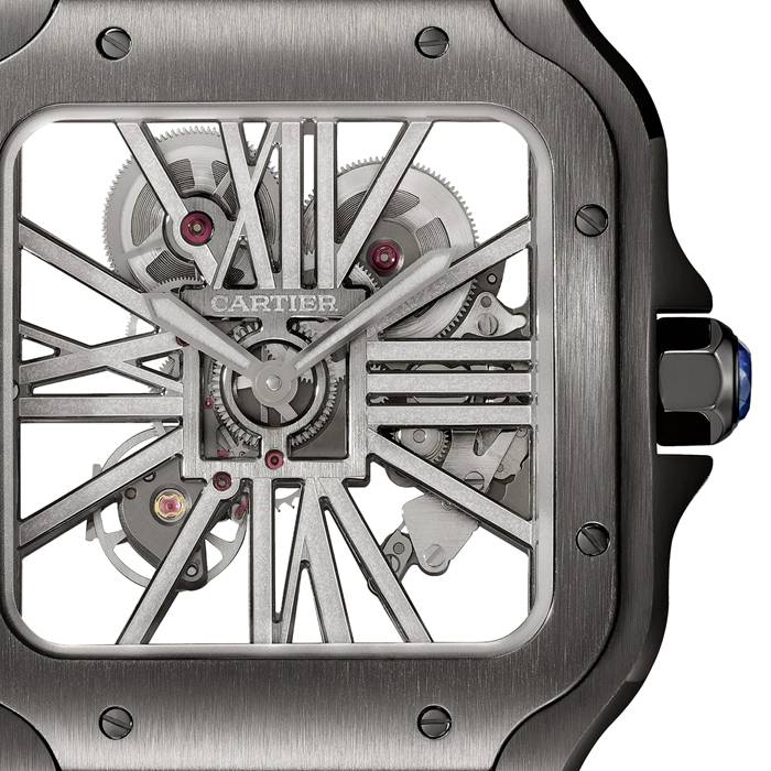 Orologio Cartier Santos De Cartier Skeleton WHSA0009 - immagine 3