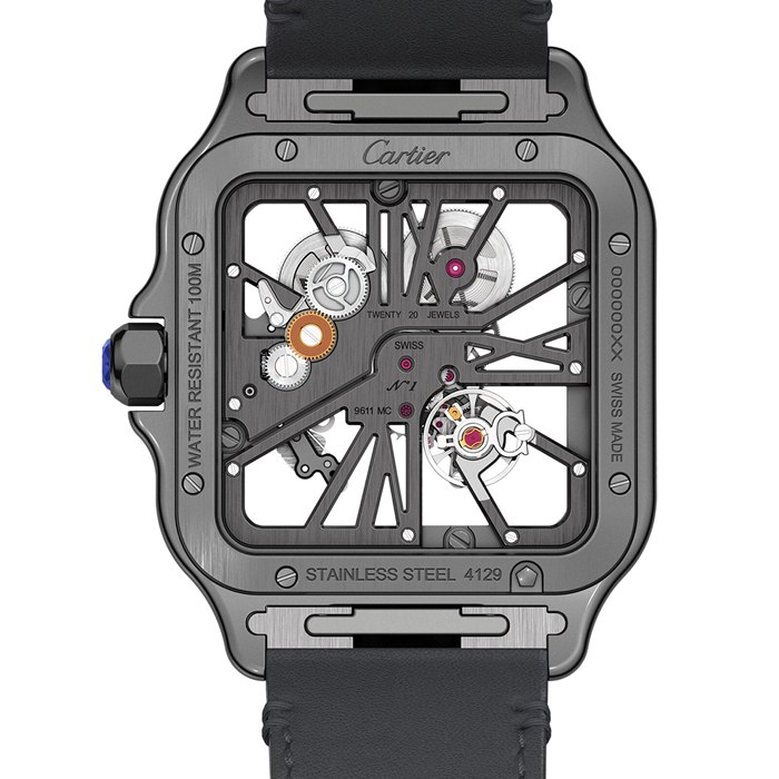 Orologio Cartier Santos De Cartier Skeleton WHSA0009 - immagine 4
