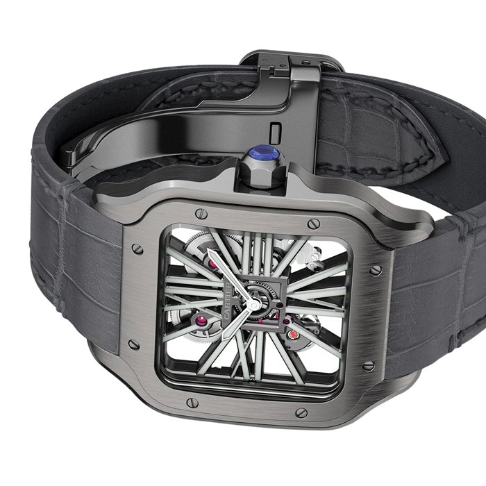 Orologio Cartier Santos De Cartier Skeleton WHSA0009 - immagine 5