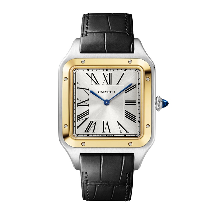 Orologio Cartier Santos Dumont Modello Extra-Large Carica Manuale Oro Giallo Acciaio W2SA0034