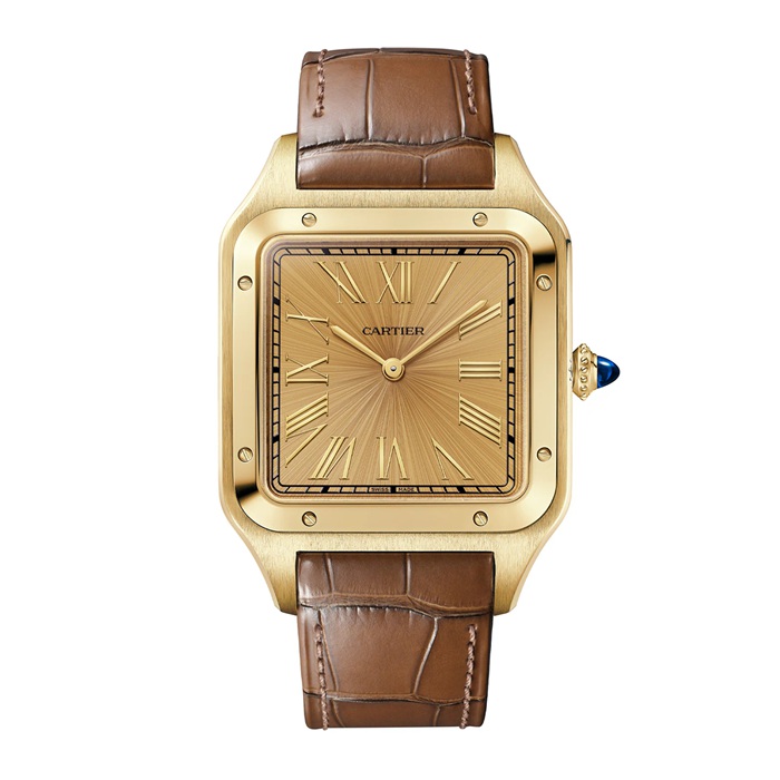 Orologio Cartier Santos Dumont Modello Extra-Large Carica Manuale Oro Giallo WGSA0111