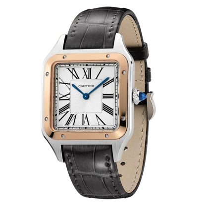 Orologio Cartier Santos-Dumont Modello Grande Movimento al quarzo Cassa Acciaio W2SA0037 - immagine 2