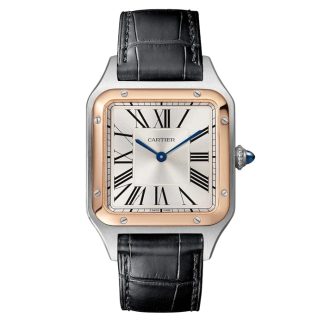 Orologio Cartier Santos-Dumont Modello Grande Movimento al quarzo Cassa Acciaio W2SA0037
