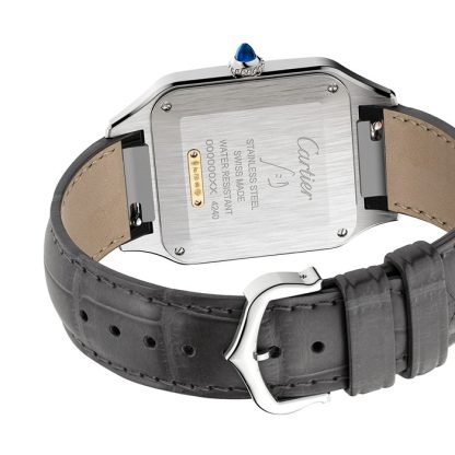 Orologio Cartier Santos-Dumont Modello Grande Oro Giallo Alta Autonomia Quarzo W2SA0028 - immagine 3