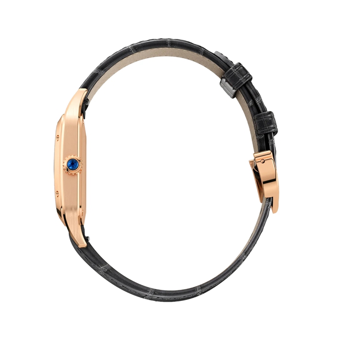 Orologio Cartier Santos-Dumont Modello Piccolo Movimento al Quarzo Alta Qutonomia Oro Rosa WGSA0117 - immagine 3