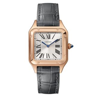 Orologio Cartier Santos-Dumont Modello Piccolo Movimento al Quarzo Alta Qutonomia Oro Rosa WGSA0117