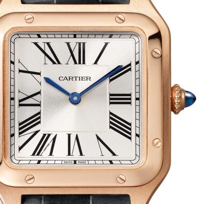 Orologio Cartier Santos-Dumont Modello Piccolo Movimento al Quarzo Alta Qutonomia Oro Rosa WGSA0117 - immagine 5