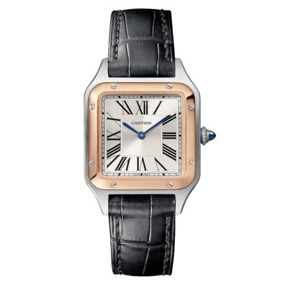 Orologio Cartier Santos-Dumont Modello Piccolo Movimento al quarzo ad alta autonomia Cassa in acciaio W2SA0038