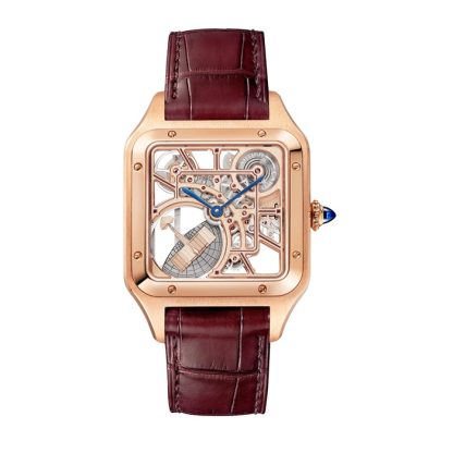 Orologio Cartier Santos Modello Grande Movimento meccanico a carica automatica Calibro 1847 MC Cassa in acciaio WHSA0030 - immagine 3