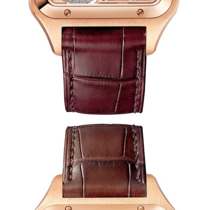Orologio Cartier Santos Modello Grande Movimento meccanico a carica automatica Calibro 1847 MC Cassa in acciaio WHSA0030 - immagine 4