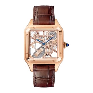 Orologio Cartier Santos Modello Grande Movimento meccanico a carica automatica Calibro 1847 MC Cassa in acciaio WHSA0030