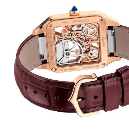 Orologio Cartier Santos Modello Grande Movimento meccanico a carica automatica Calibro 1847 MC Cassa in acciaio WHSA0030 - immagine 5