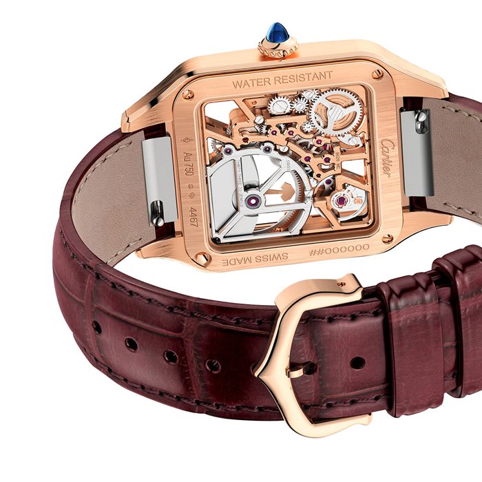 Orologio Cartier Santos Modello Grande Movimento meccanico a carica automatica Calibro 1847 MC Cassa in acciaio WHSA0030 - immagine 5