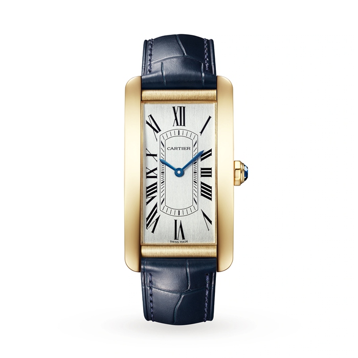 Orologio Cartier Tank Américaine Modello Grande Movimento Automatico Oro Giallo WGTA0300