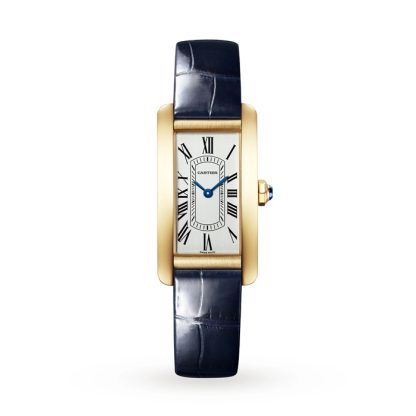 Orologio Cartier Tank Américaine Modello piccolo Movimento al quarzo Oro giallo WGTA0299