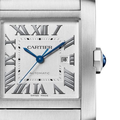 Orologio Cartier Tank Française Modello Grande Movimento meccanico automatico Acciaio WSTA0067 - immagine 2