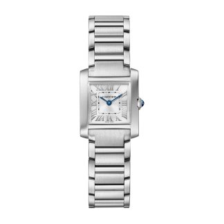 Orologio Cartier Tank Française Modello Piccolo Movimento al quarzo Acciaio WSTA0065
