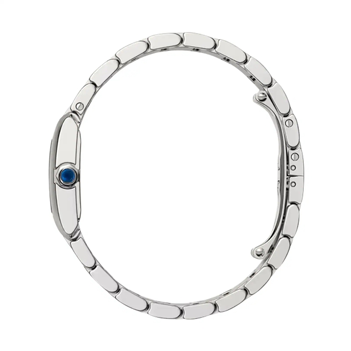 Orologio Cartier Tank Française Modello Piccolo Movimento al quarzo Acciaio WSTA0129 - immagine 3