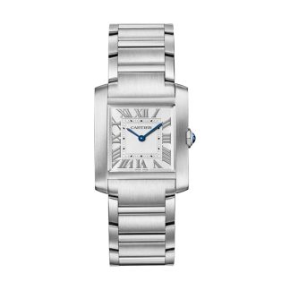 Orologio Cartier Tank Française Modello medio Movimento al quarzo Acciaio WSTA0074