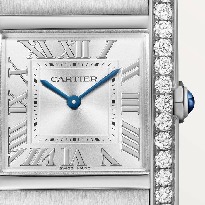 Orologio Cartier Tank Francaise Modello medio Movimento al quarzo Cassa in acciaio W4TA0028 - immagine 3