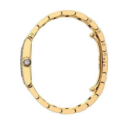 Orologio Cartier Tank Française Modello medio Movimento al quarzo Oro giallo Diamanti WJTA0040 - immagine 4