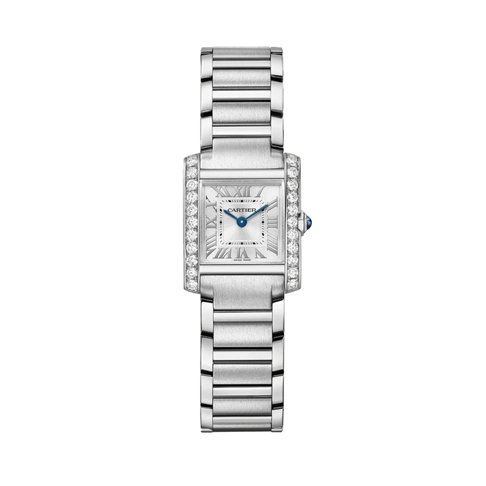 Orologio Cartier Tank Francaise Modello piccolo Movimento al quarzo Cassa in acciaio W4TA0029