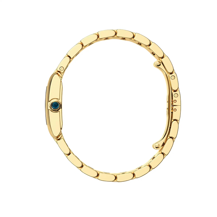Orologio Cartier Tank Francaise Modello piccolo Movimento al quarzo Cassa in oro giallo 18 carati WGTA0344 - immagine 3