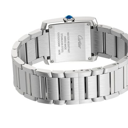 Orologio Cartier Tank Francaise modello medio movimento al quarzo W4TA0021 - immagine 3