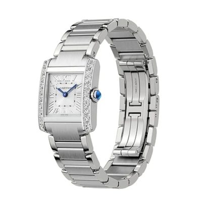 Orologio Cartier Tank Francaise modello piccolo movimento al quarzo W4TA0020 - immagine 2