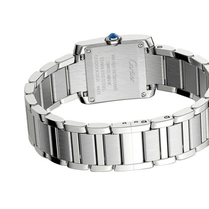 Orologio Cartier Tank Francaise modello piccolo movimento al quarzo W4TA0020 - immagine 3