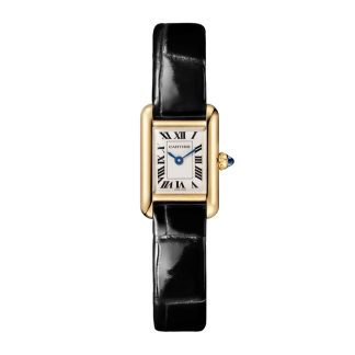 Orologio Cartier Tank Louis Cartier Modello Mini Movimento al quarzo Cassa in oro giallo WGTA0352