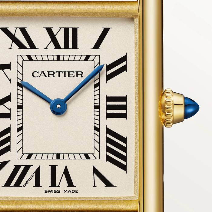 Orologio Cartier Tank Louis Cartier Modello grande Movimento al quarzo Oro giallo WGTA0067 - immagine 4