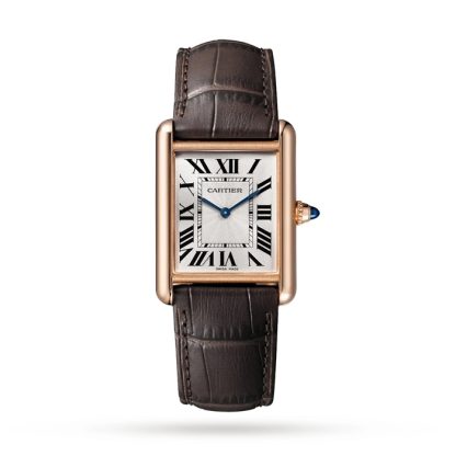 Orologio Cartier Tank Louis Cartier Modello grande Movimento meccanico di manifattura a carica manuale WGTA0011