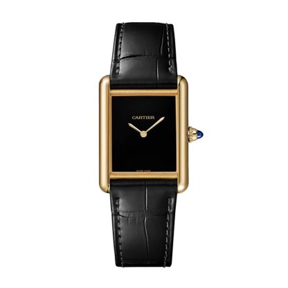 Orologio Cartier Tank Louis Cartier Movimento meccanico di manifattura modello grande con cassa a carica manuale in oro giallo WGTA0091 - immagine 2