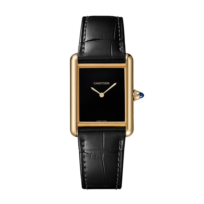 Orologio Cartier Tank Louis Cartier Movimento meccanico di manifattura modello grande con cassa a carica manuale in oro giallo WGTA0091 - immagine 2