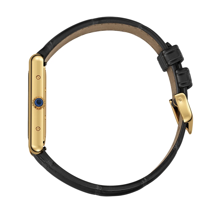 Orologio Cartier Tank Louis Cartier Movimento meccanico di manifattura modello grande con cassa a carica manuale in oro giallo WGTA0091 - immagine 4
