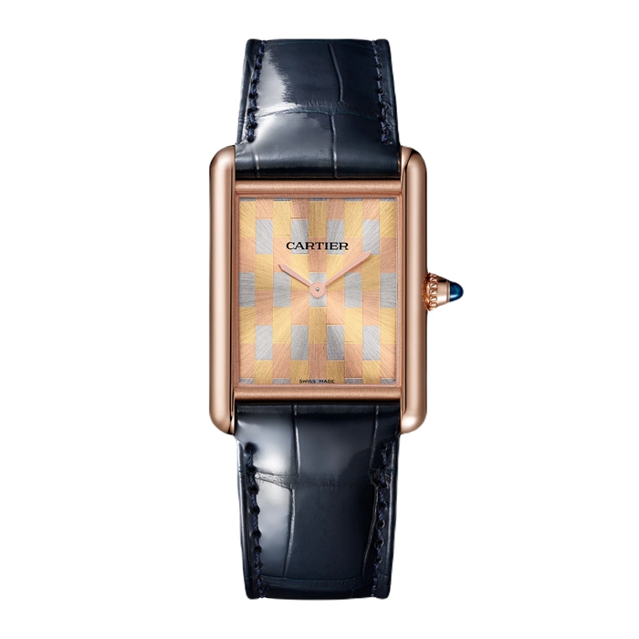 Orologio Cartier Tank Louis Cartier modello grande Movimento meccanico di manifattura a carica manuale WGTA0176