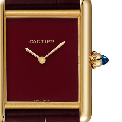 Orologio Cartier Tank Louis Cartier modello grande Movimento meccanico di manifattura a carica manuale WGTA0190 - immagine 2