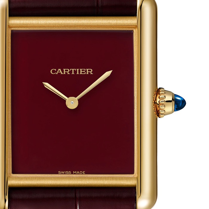 Orologio Cartier Tank Louis Cartier modello grande Movimento meccanico di manifattura a carica manuale WGTA0190 - immagine 2