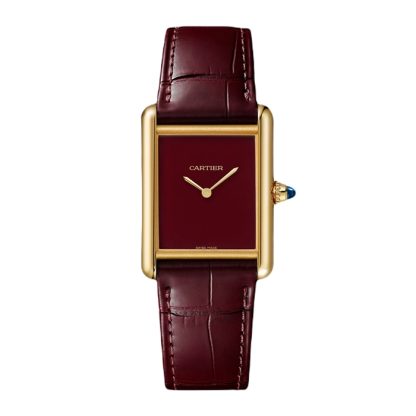 Orologio Cartier Tank Louis Cartier modello grande Movimento meccanico di manifattura a carica manuale WGTA0190
