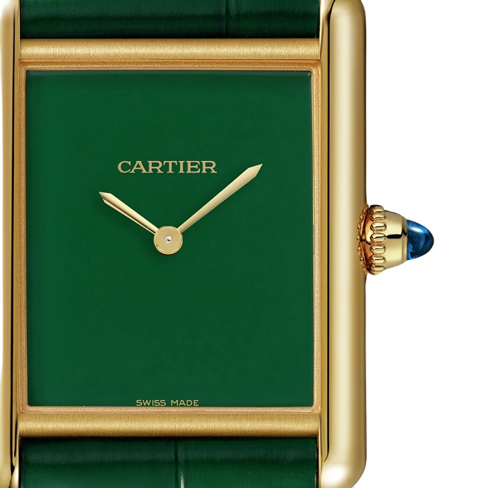 Orologio Cartier Tank Louis Cartier modello grande Movimento meccanico di manifattura a carica manuale WGTA0191 - immagine 2