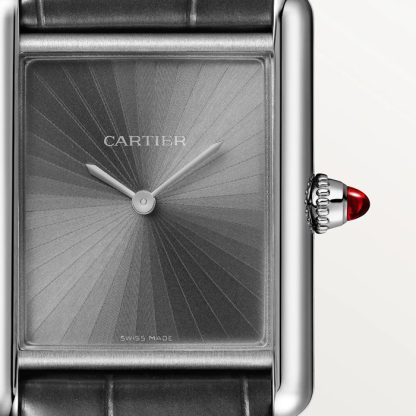 Orologio Cartier Tank Louis Cartier modello grande Movimento meccanico di manifattura a carica manuale WGTA0303 - immagine 5
