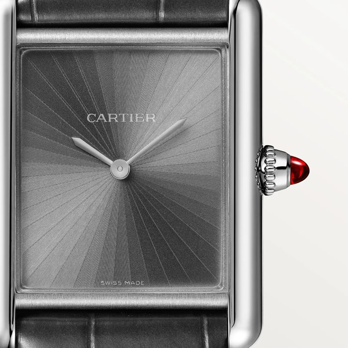 Orologio Cartier Tank Louis Cartier modello grande Movimento meccanico di manifattura a carica manuale WGTA0303 - immagine 5
