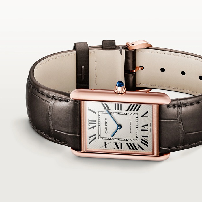 Orologio Cartier Tank Louis Cartier modello grande movimento meccanico a carica automatica WGTA0346 - immagine 4